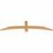 Ekena Millwork Bellingham Timber Gable Bracket, Western Red Cedar, 60"W x 15"H x 1 1/2"D x 3 1/2"F, 6/12 Pitch GBW060X15X0204BEL00SWR - alternate 5